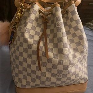 Authentic Louis Vuitton Damier Azur Noe GM bag